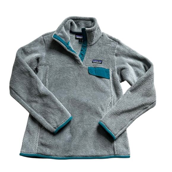 Patagonia Women’s Re Tool Snap fleece pullover gray size small - Picture 1 of 7